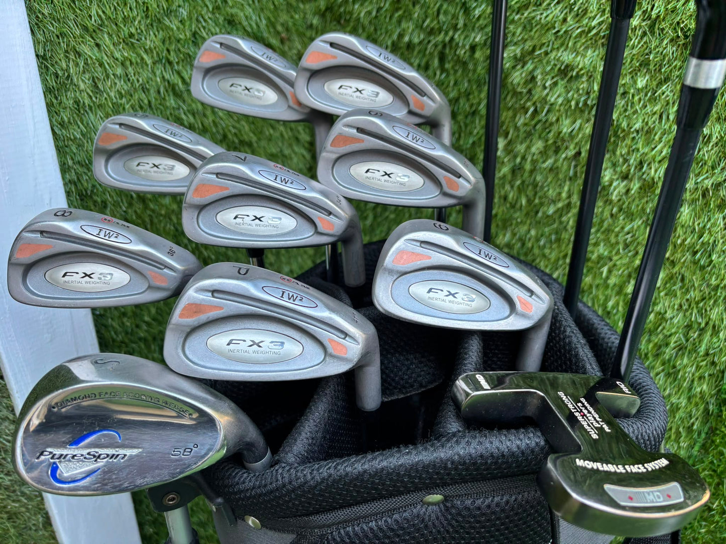 RAM FX3 Complete Golf Package  MD Players Putter & Wilson Stand Bag