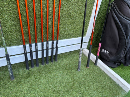 Hippo XXL Iron Set + TaylorMade r7 Rescue Hybrid + Integra Driver + Izzo Stand Bag