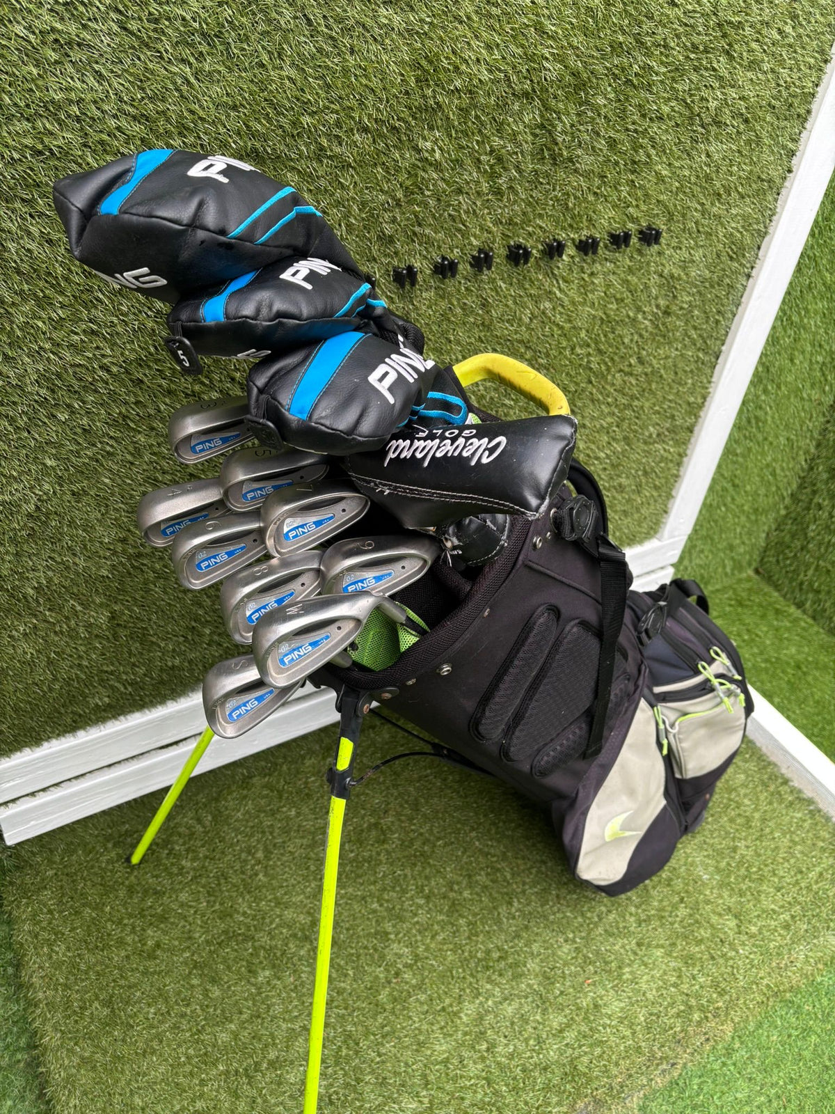PING G2 / G5 Complete Golf Set – Cleveland Milled Putter & Nike Vapor Stand Bag