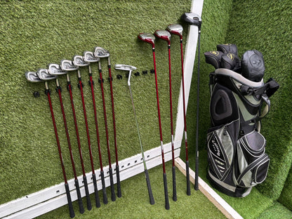 Golden Bear Irons + Xs Tech Woods + Donnay Driver + Callaway Stand Bag – 12-Club Golf Set