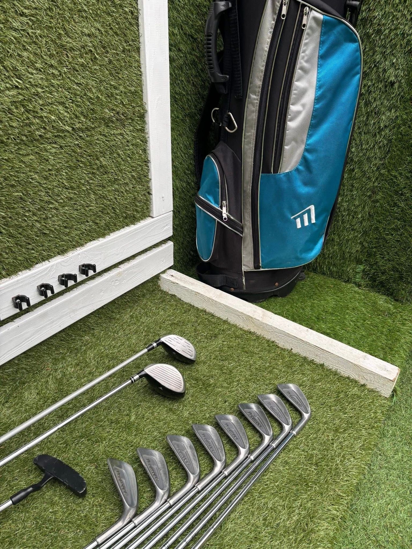 Premier Irons (3–9, SW) + Woods + Putter + Masters Bag – 11 Club Set £104.00