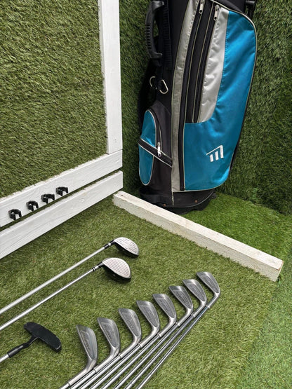 Premier Irons (3–9, SW) + Woods + Putter + Masters Bag – 11 Club Set £104.00