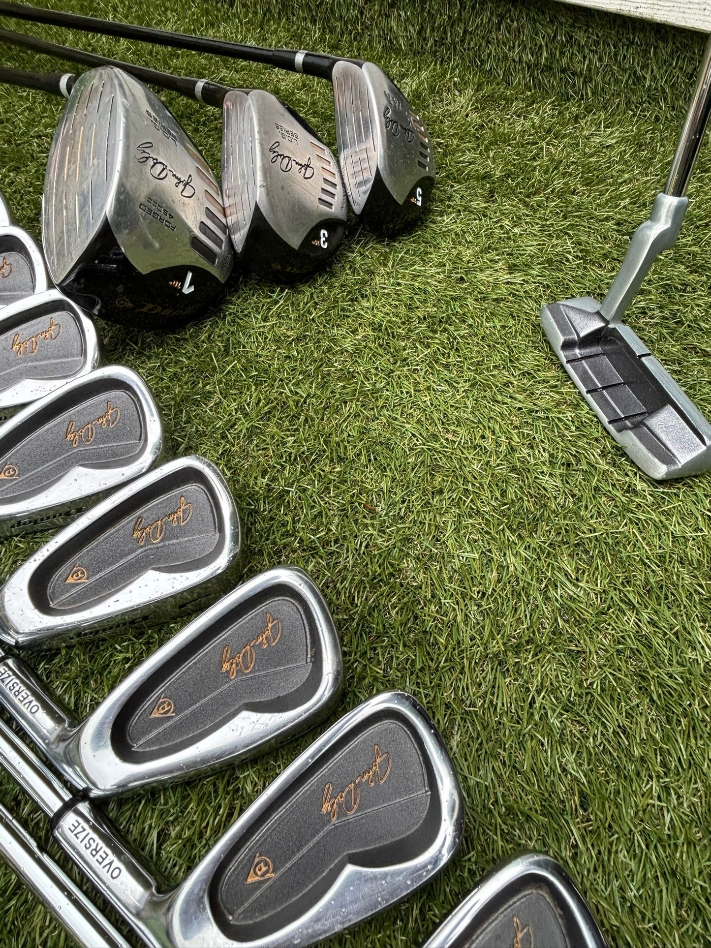 Dunlop John Daly Oversize Full Golf Set (4–SW) + LCG Woods + Bag Free P&P