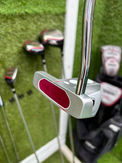 Wilson Deep Red Full Matching Golf Set (5–SW) with Titleist Stand Bag