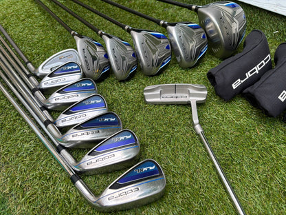Cobra FLY-XL Complete Golf Set, Matching Woods, Hybrids, Irons & Cobra Ultralight Pro Stand Bag