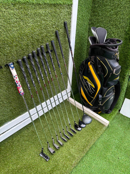 Wilson 1200 CG Golf Set with X31 Driver, RAM Hybrid & Powakaddy Cart Bag