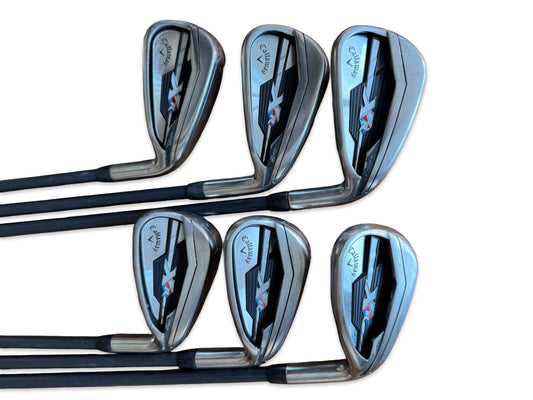Callaway Graphite Irons XR With 360 Face Cup Technology Light Flex Free Delivery 5-PW