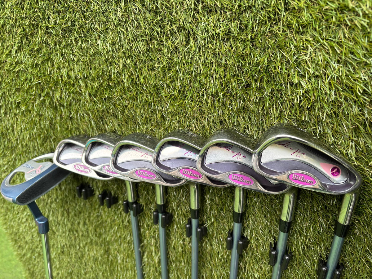 Wilson Hope LX Ladies Complete Golf Set – Matching Woods, Hybrids, 6–SW Irons, Putter & Wilson Bag