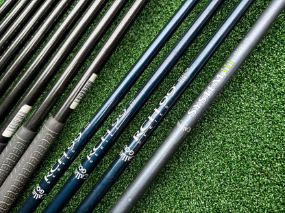 Callaway Big Bertha Left-Handed Golf Set – 3–SW Graphite Irons + 2 Drivers, 3 & 5 Woods