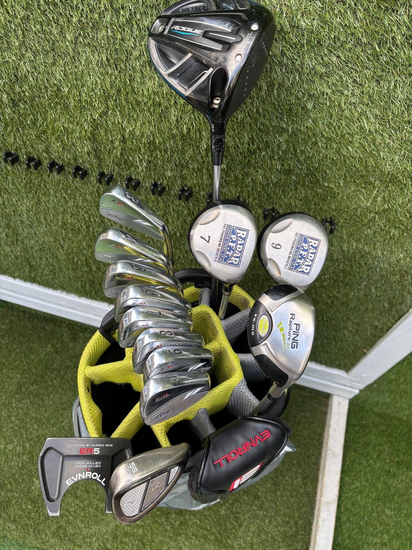 Titleist ZM Forged Iron Set + Callaway Rogue Driver Bundle