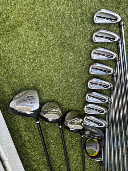 Wilson Fat Shaft Complete Golf Set – 13 Clubs Free Delivery
