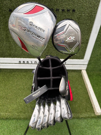 Fazer XR Golf Set – 5, 6, 8, 9, PW + 60° Wedge + Woods + Putter + Bag £164.00 Delivered