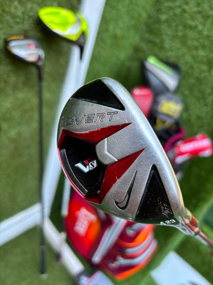 Nike Slingshot 4D Irons, Nike Driver, Cobra 4 Wood, Nike VR_S Hybrid, Odyssey Putter, New Lynx Waterproof Cart Bag