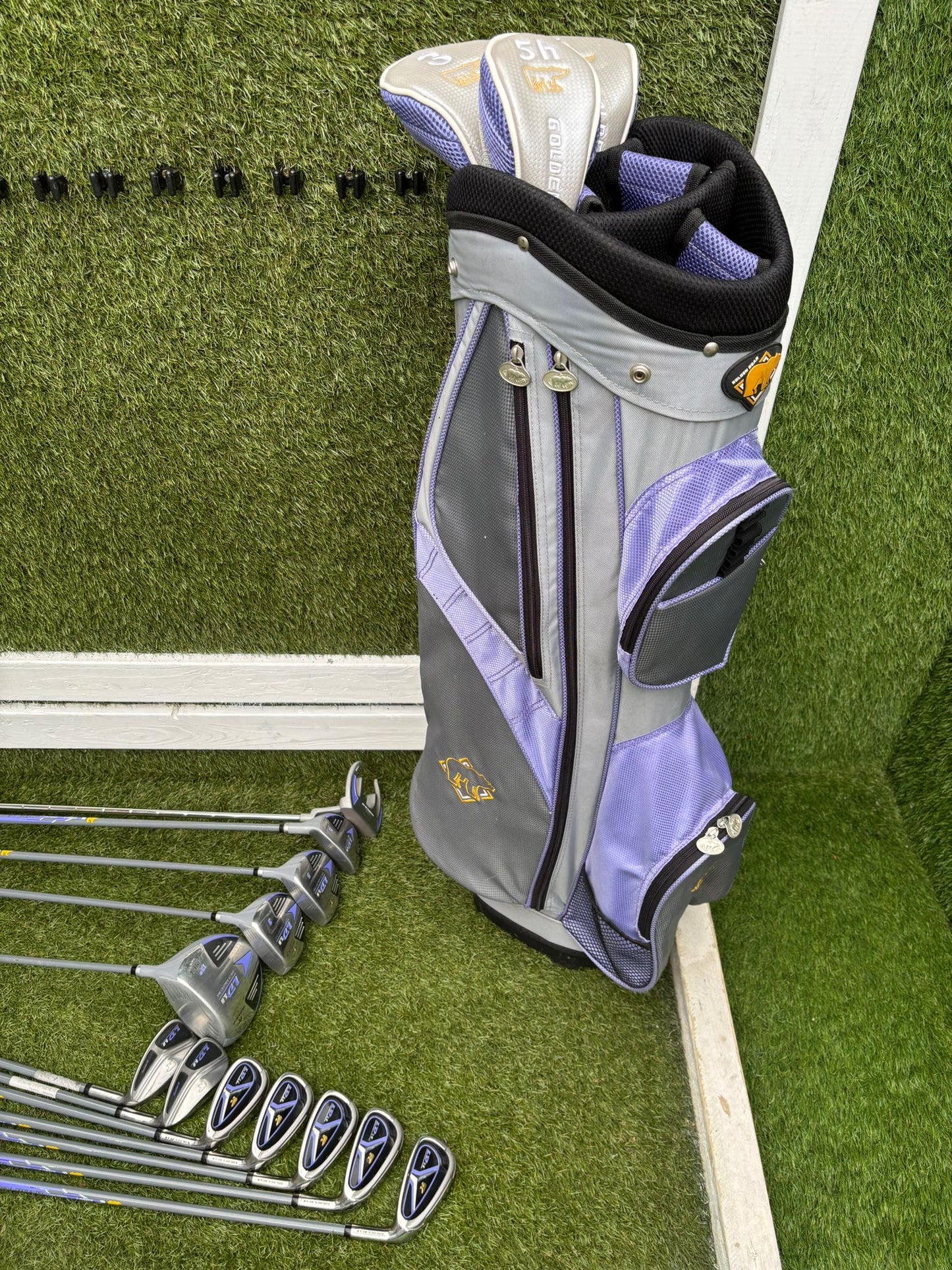 Ladies Golden Bear LD 5.0 Full Golf Set (6–PW + 3 Wedges + Driver + Woods + Hybrid + Bag)