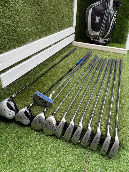 RAM Concept SG Full Golf Set 5–SW + 460cc Driver, Hybrids, Putter & Cart Bag
