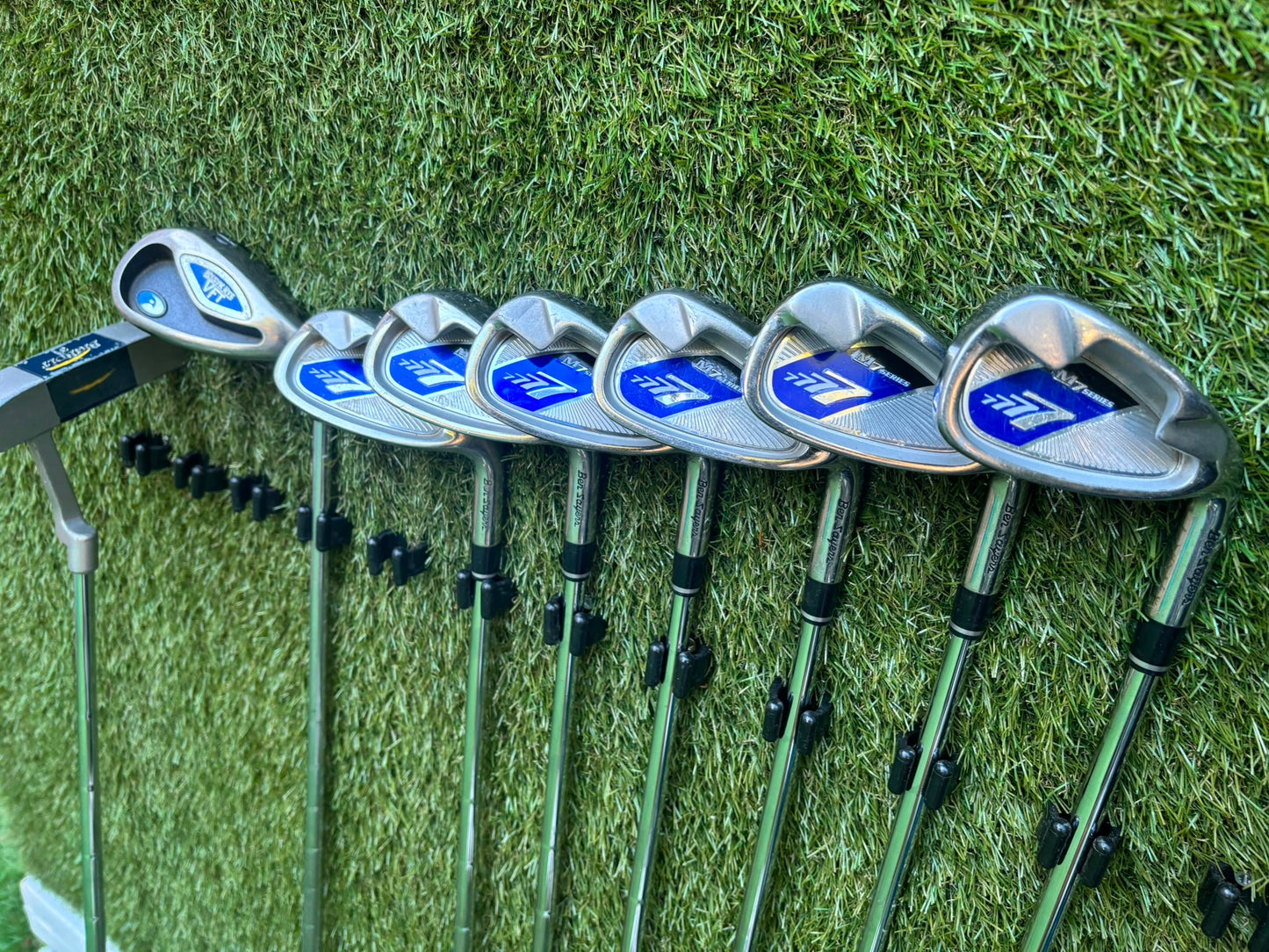 Ben Sayers M7 Golf Set with MacGregor MacTec X Driver, RAM Hybrid & John Letters Stand Bag