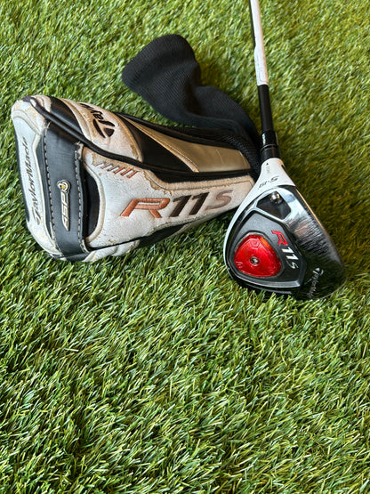 Taylormade R11s 5 Wood 19 degree Graphite Shaft Regular Flex Recently Standard Grips - LH Head cover included