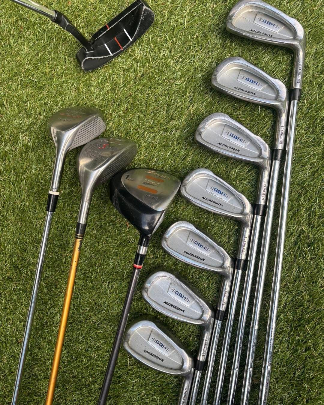 Howson Aggression Irons + Driver, Woods, Putter & Top Flite Bag – 11 Club Package – £104.00 Free P&P