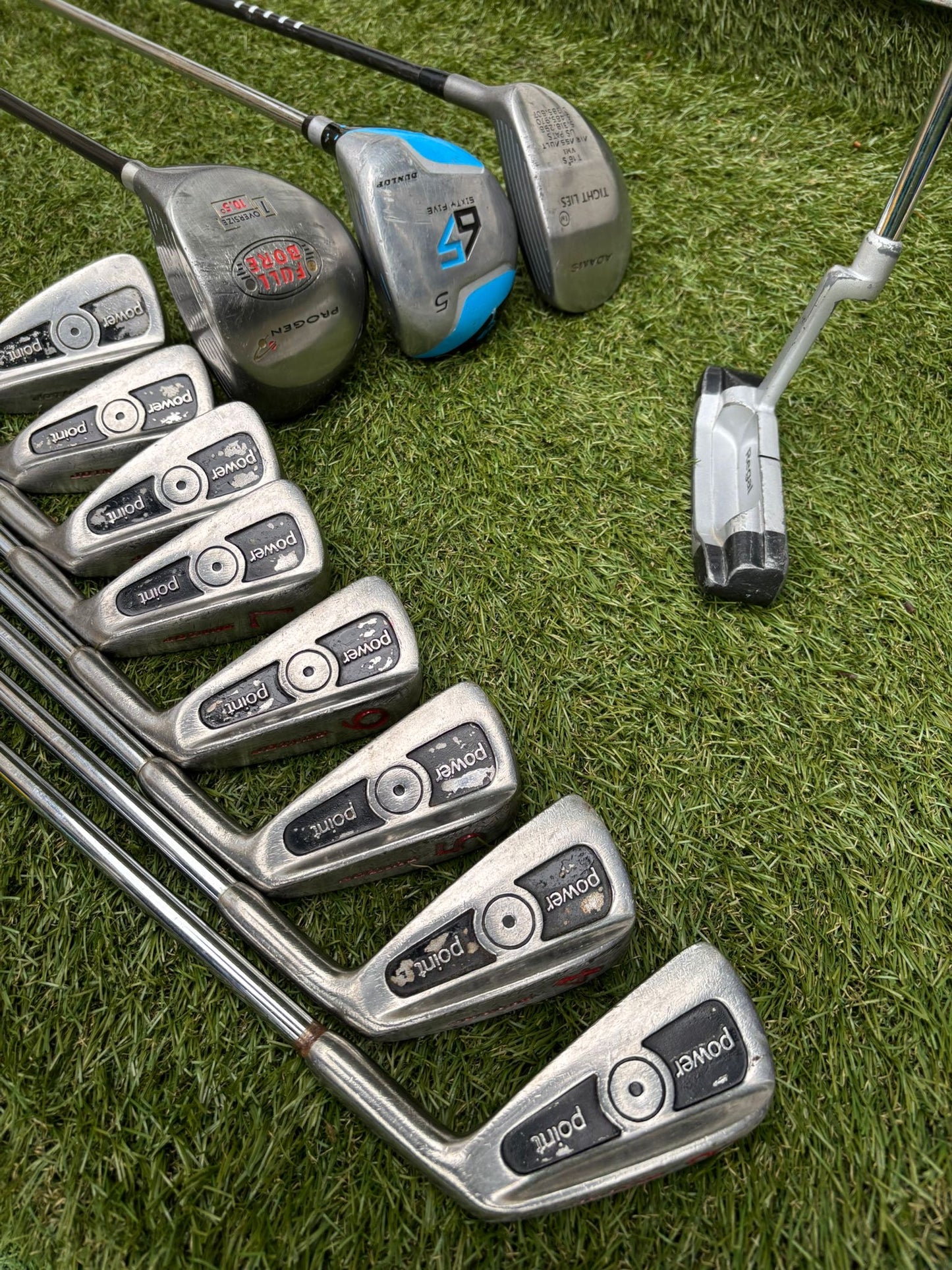 12 Club Complete Golf Set with Cavity-Back Irons & Stand Bag
