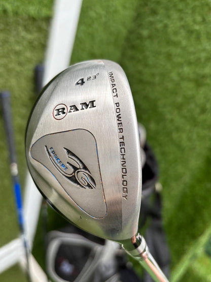 RAM Concept SG Full Golf Set 5–SW + 460cc Driver, Hybrids, Putter & Cart Bag