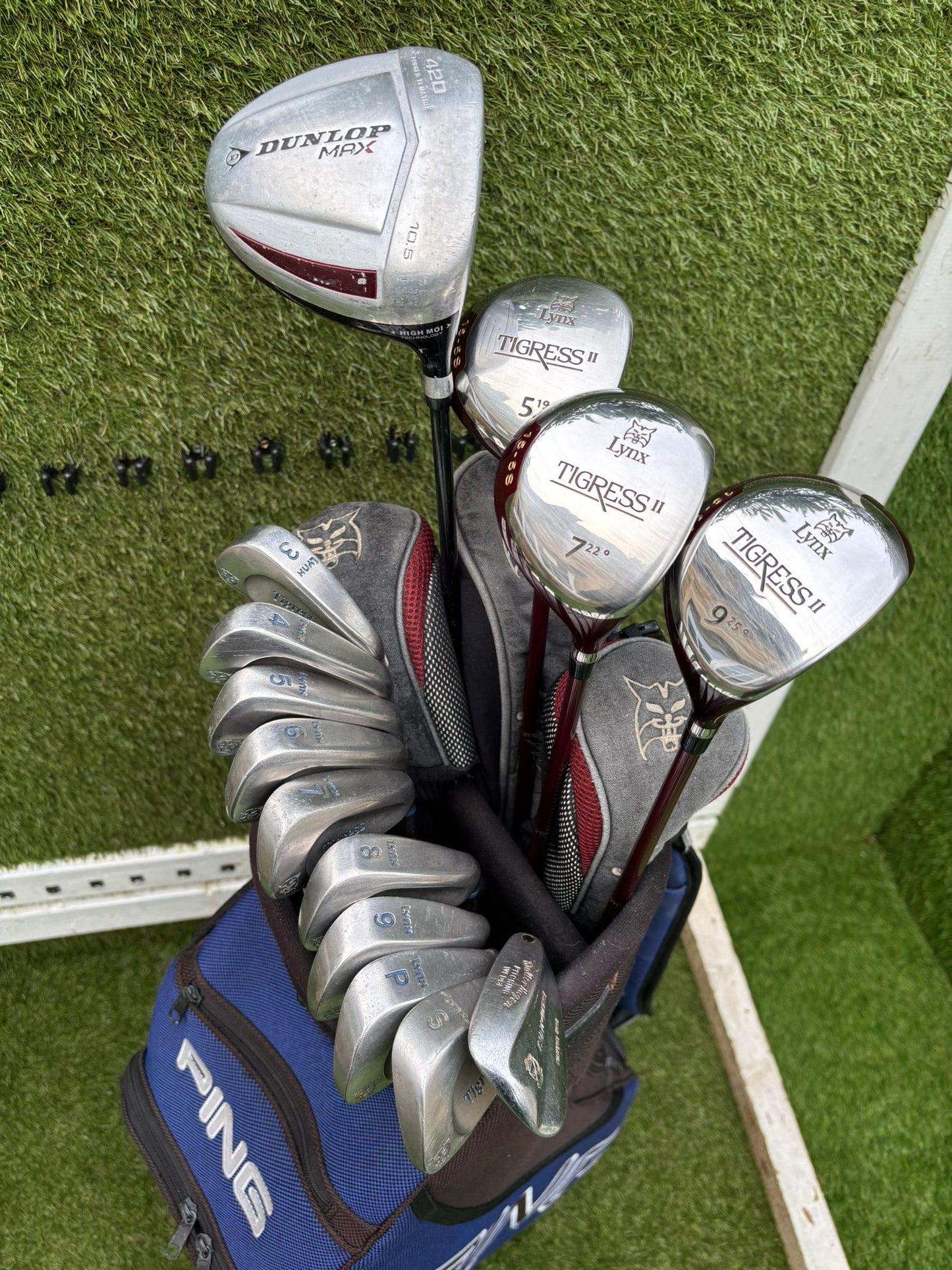 Lynx Tigress Ladies 14-Club Graphite Set + PING Cart Bag
Free P&P