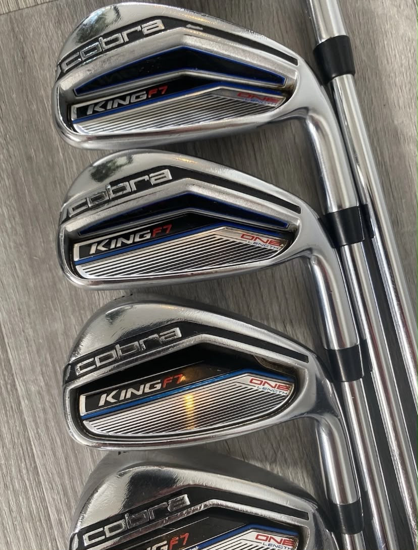 Cobra One Length F7 irons 5-PW Right Handed