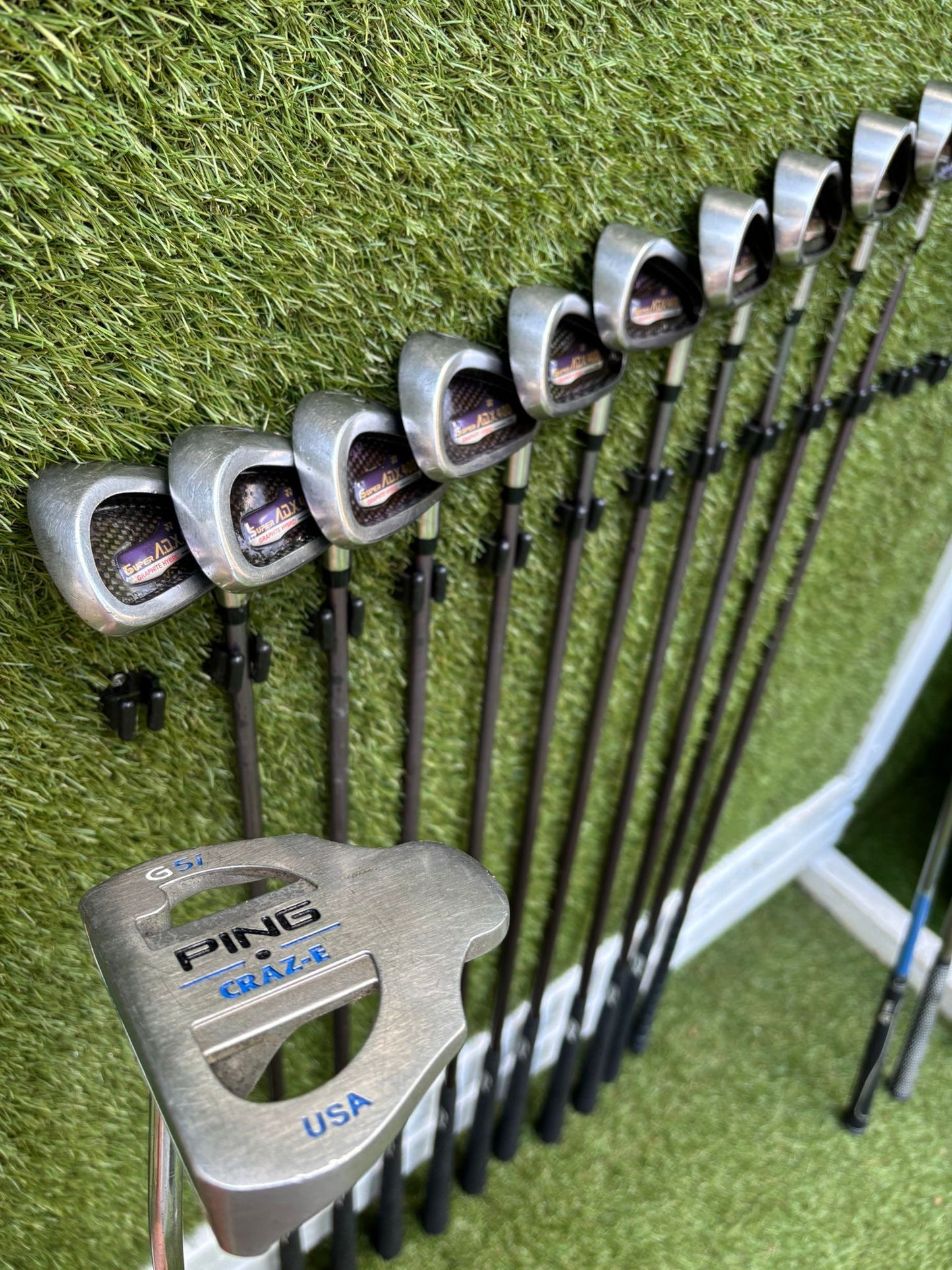 Yonex Super ADX 400 Ladies Golf Set with TaylorMade Burner Woods & PING Bag