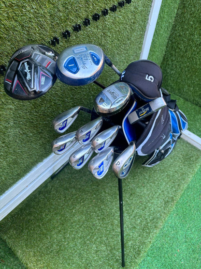 Ben Sayers M7 Golf Set with MacGregor MacTec X Driver, RAM Hybrid & John Letters Stand Bag