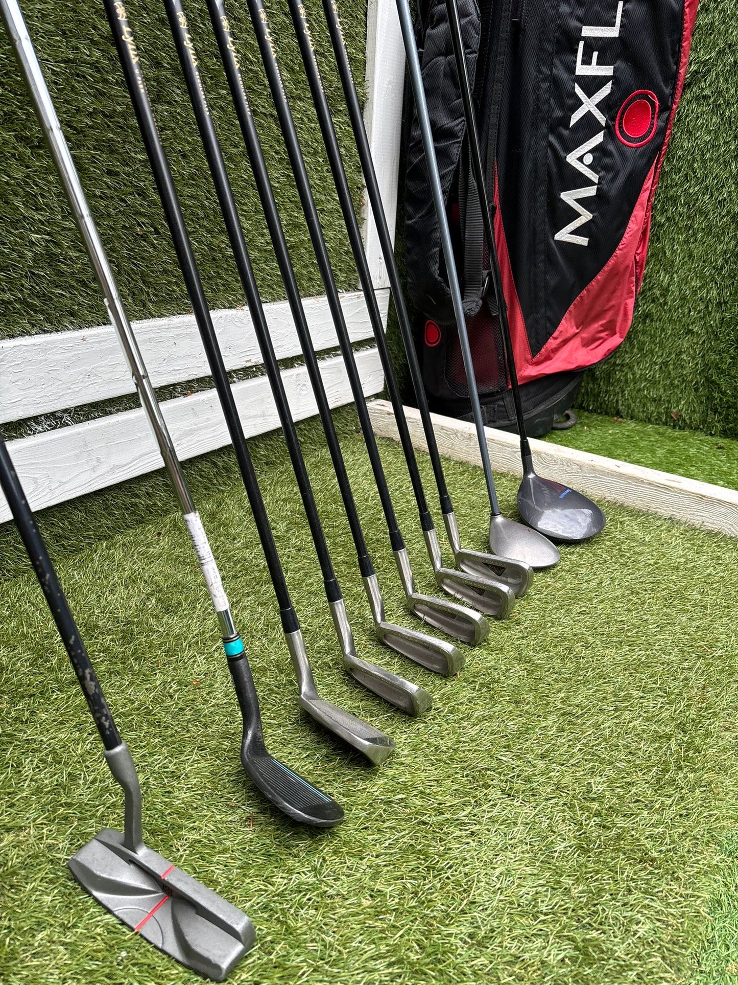Lynx Oversize Irons + Callaway Big Bertha Heavenwood + Maxfli Stand Bag Full Set