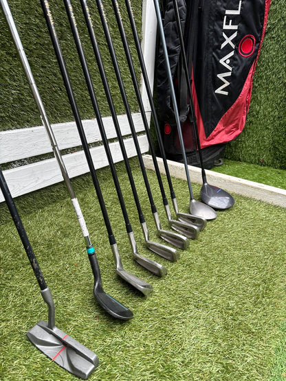 Lynx Oversize Irons + Callaway Big Bertha Heavenwood + Maxfli Stand Bag Full Set