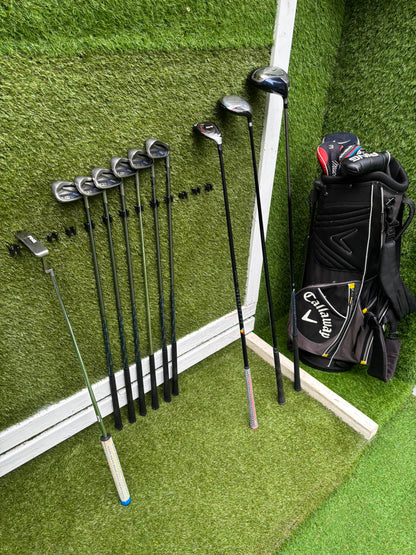 Ping G30 Graphite Irons 6-U, TaylorMade M4 Rescue, Nike SQ Driver & Callaway Stand Bag Stunning Set