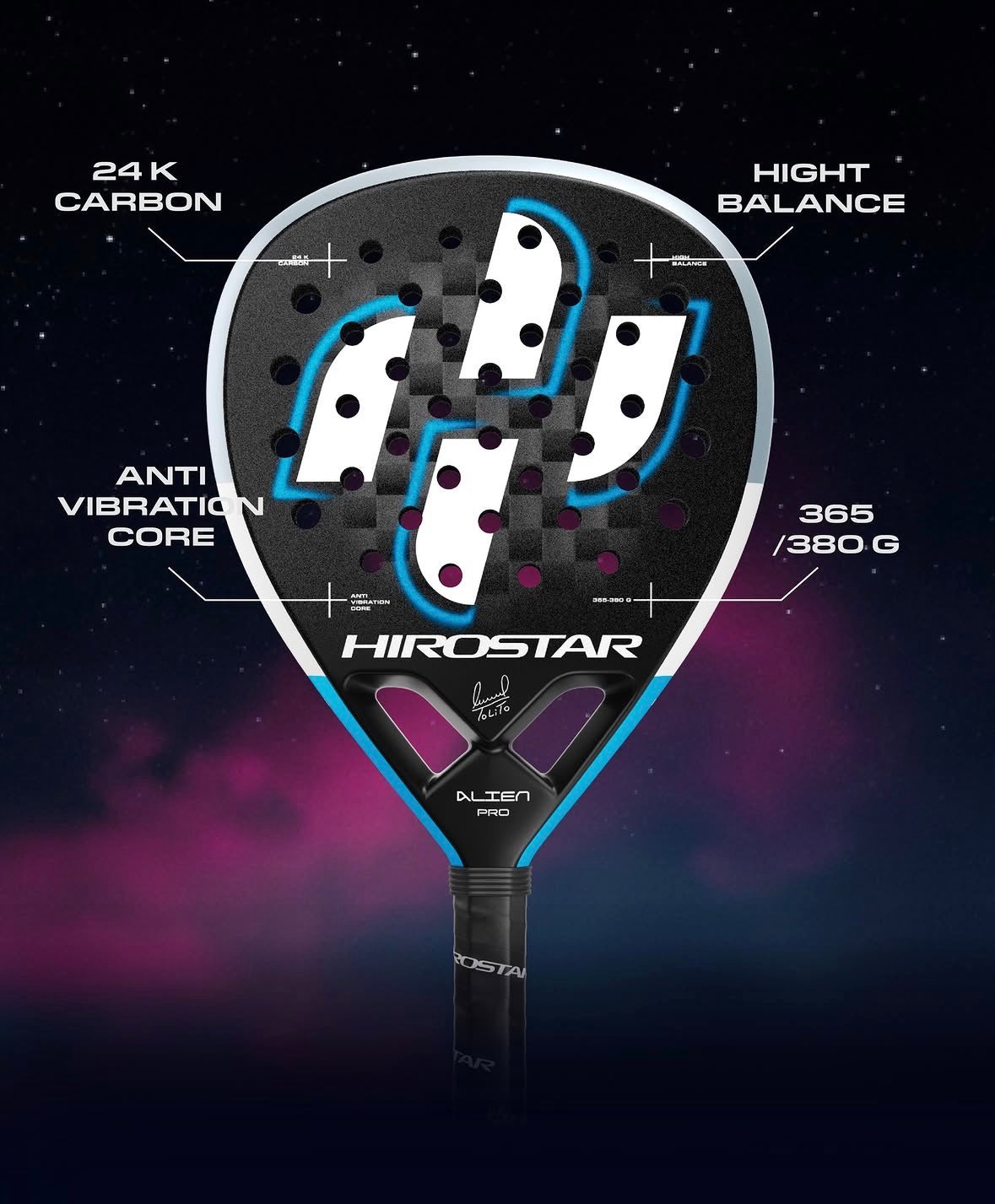 Hirostar Alien Pro 2026 - Padel Racket