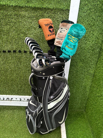 Wilson ProStaff Oversize 3–SW + New & Unused Woods + Howson Putter + Nike Bag (13-Piece Set)
