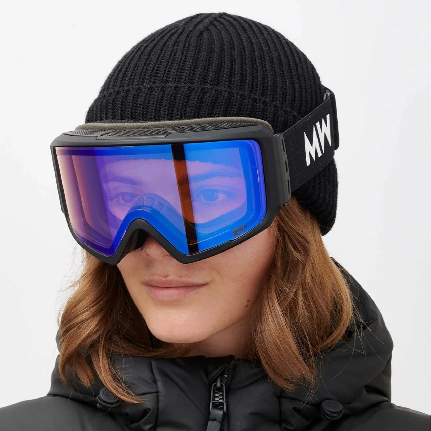 Messy Weekend Ski Goggles, FLIP XEP, Photochromic Lens UV400, Black Blue