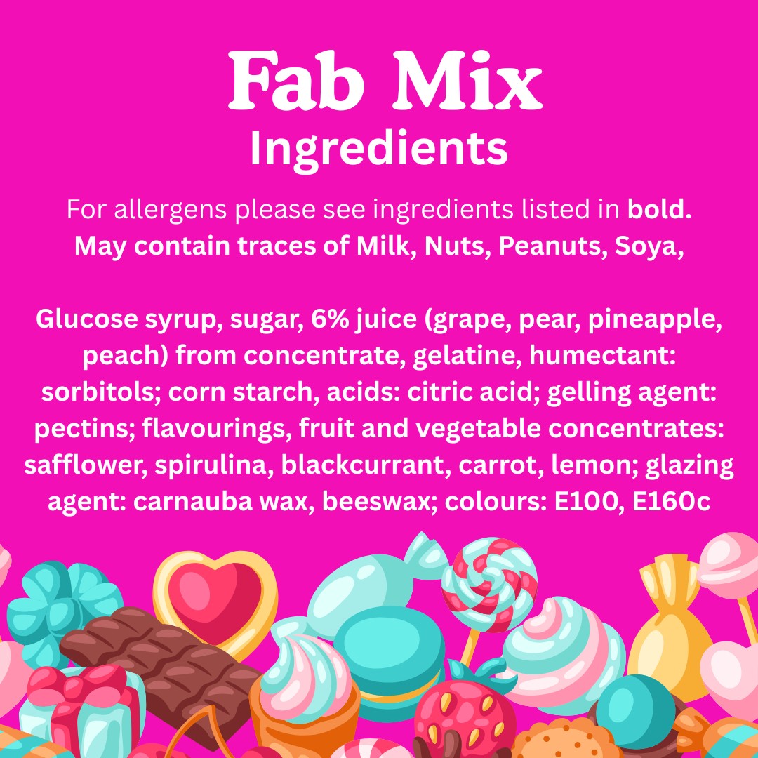 Fab Mix 1kg Grab Bag