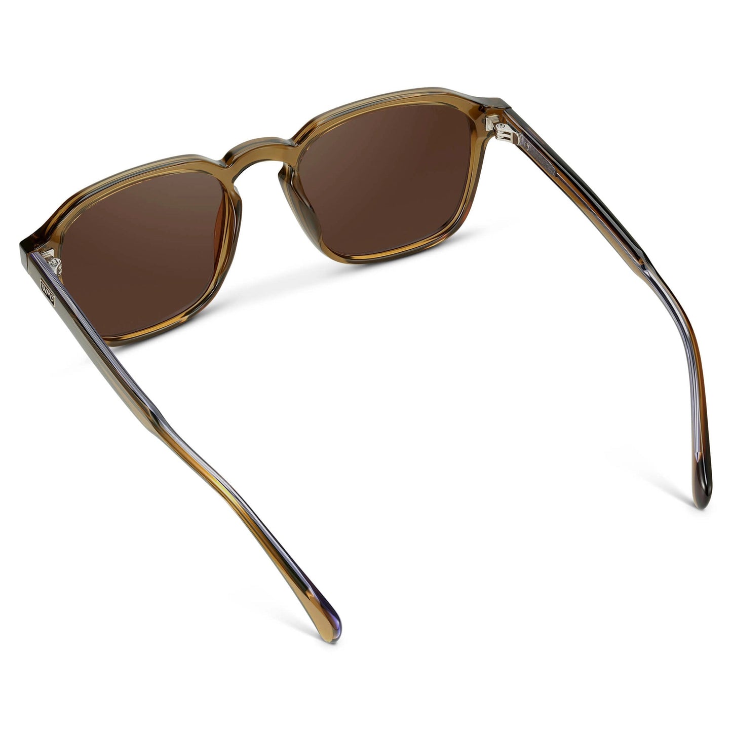 FRANCIS Men's Square Modern Retro Sunglasses in Crystal Verde by WMP Eyewear