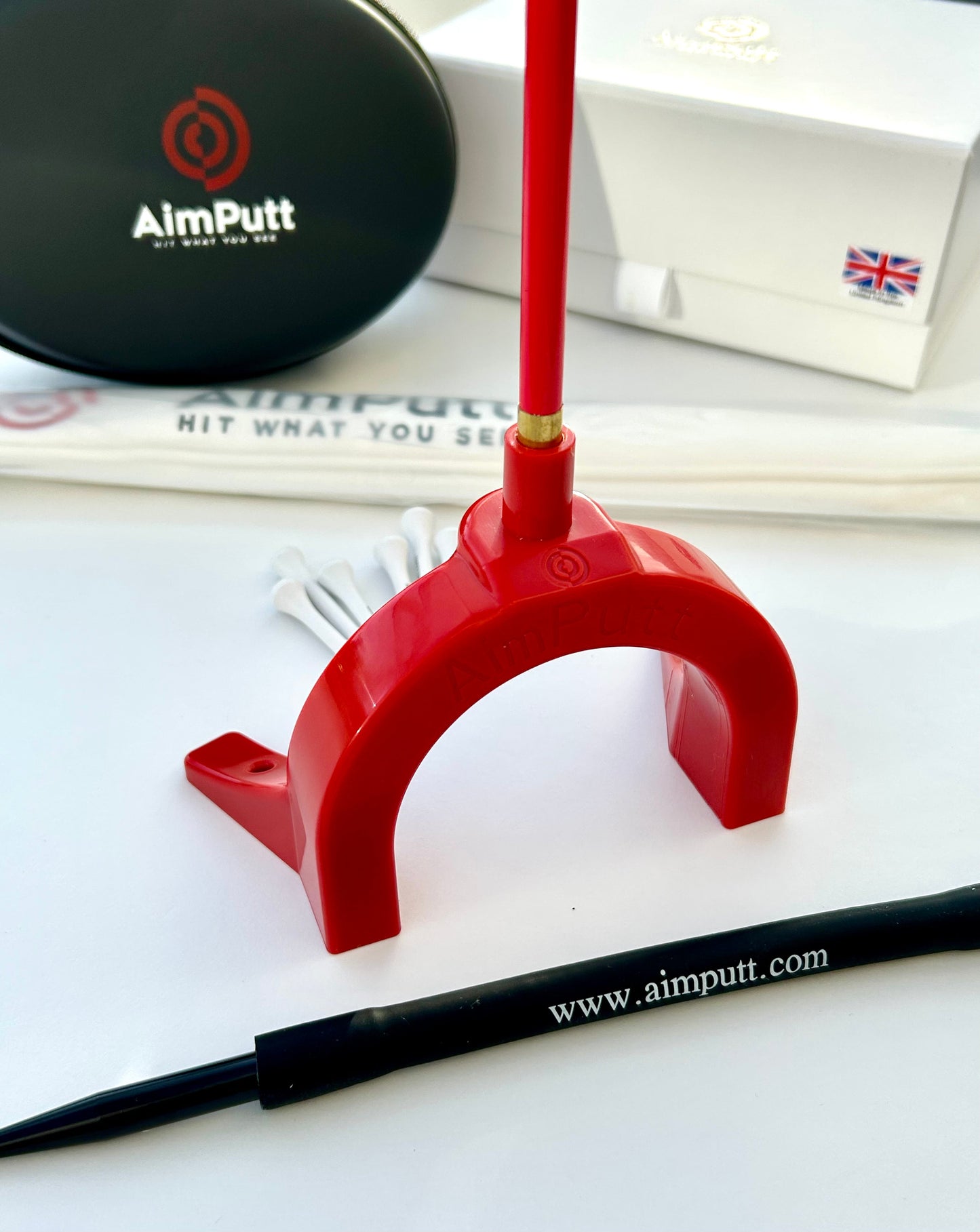 Aimputt Training Aid bundle with Golf Worm and Stick Cover !rrp £130