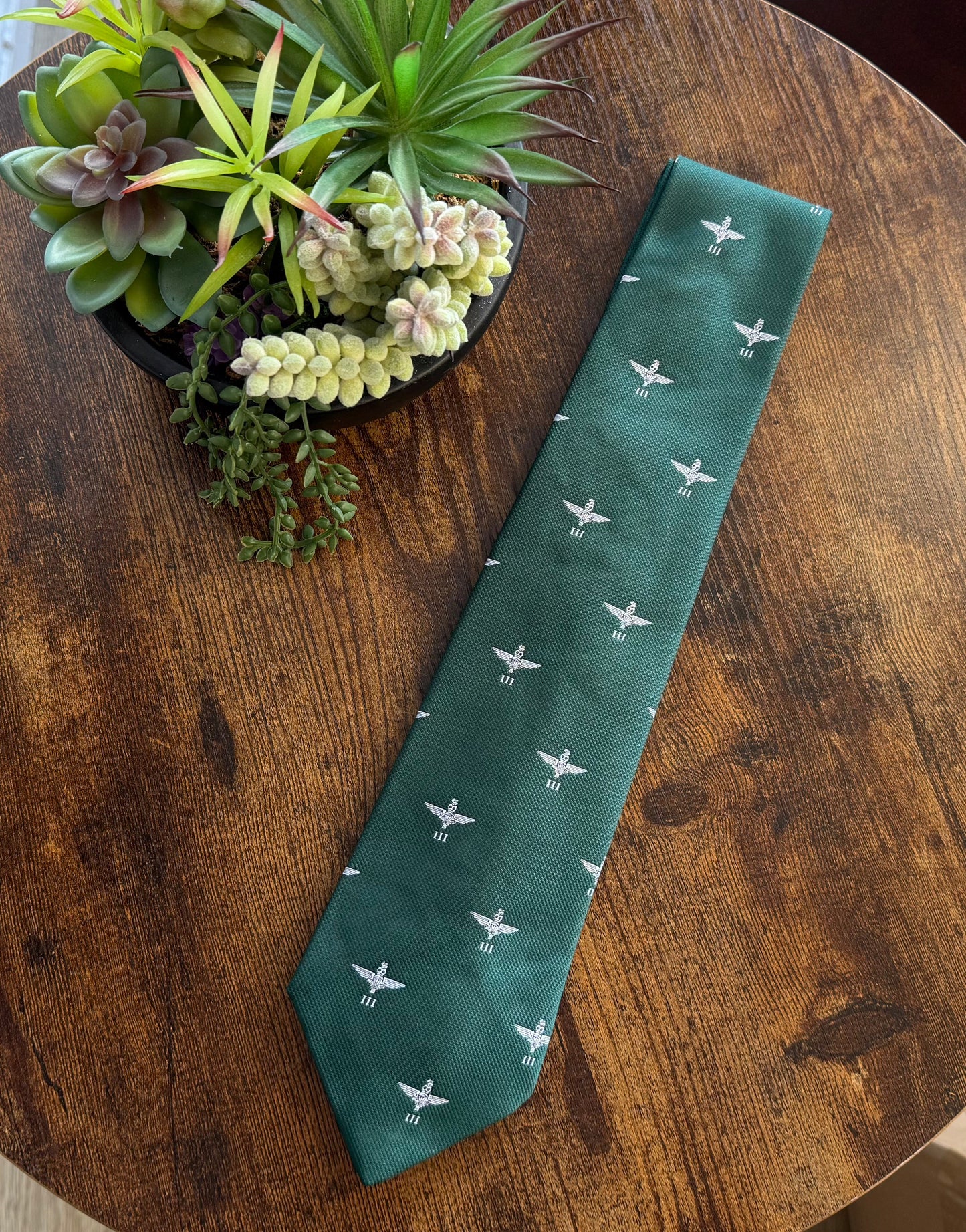 British Army Regimental Striped Polyester Tie, III PARA