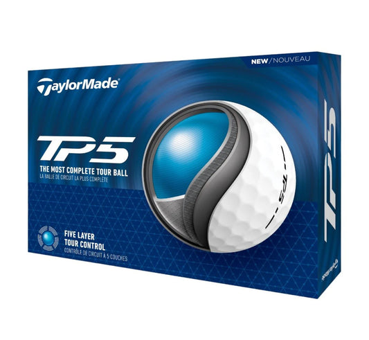 TaylorMade TP5 Golf Balls | White 12 Balls Included