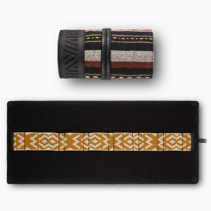Gaucho Aztec TechRoll, Stripes (Black/ Red/ Yellow)