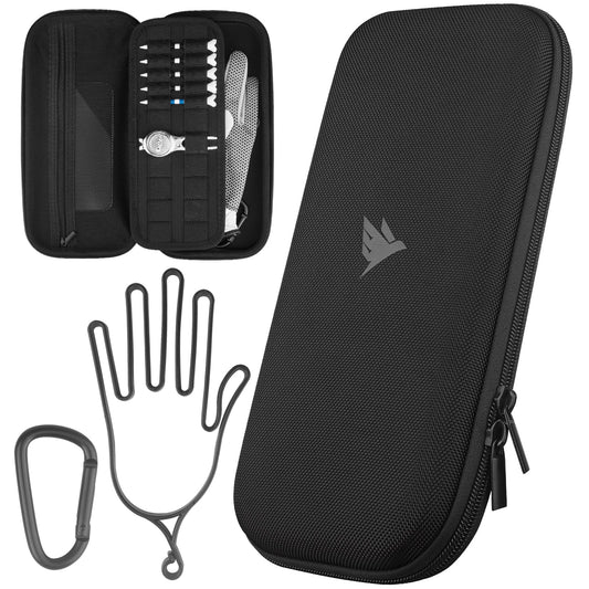 SWIFTEE Golf Glove Case Holder with Heavy-Duty Carabiner
