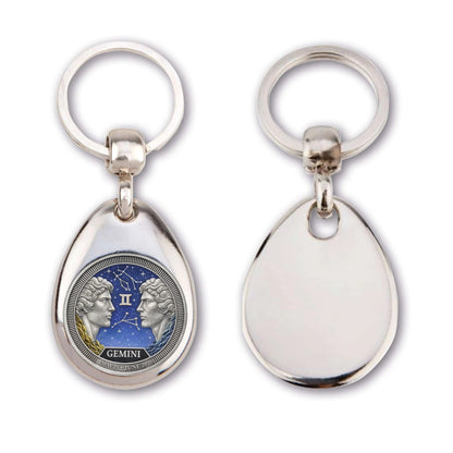 Personalized Zodiac Sign Key Ring – Astrology Gift Idea