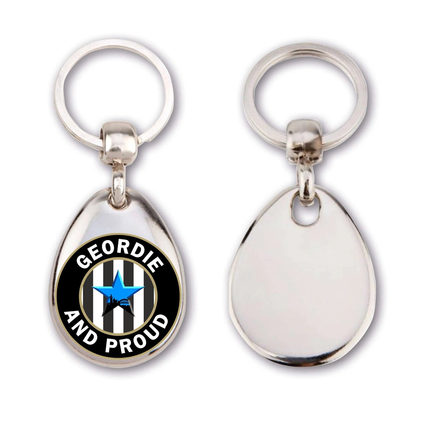 Geordie and Proud Key Ring