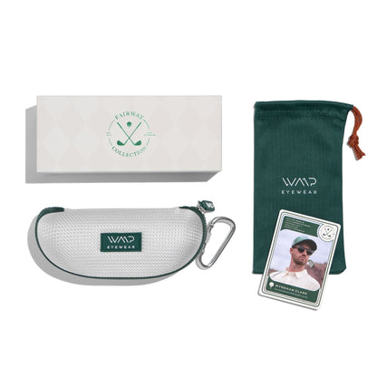 WYNDHAM Men's Golf Special Edition Sunglasses in Glossy Black by WMP Eyewear