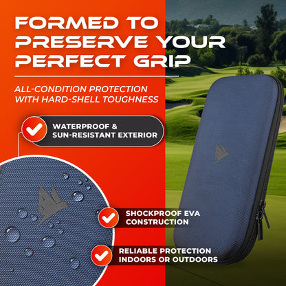 SWIFTEE Golf Glove Case Holder with Heavy-Duty Carabiner