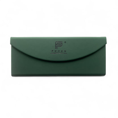 Foldable Sunglasses Case in Green by PUNCH