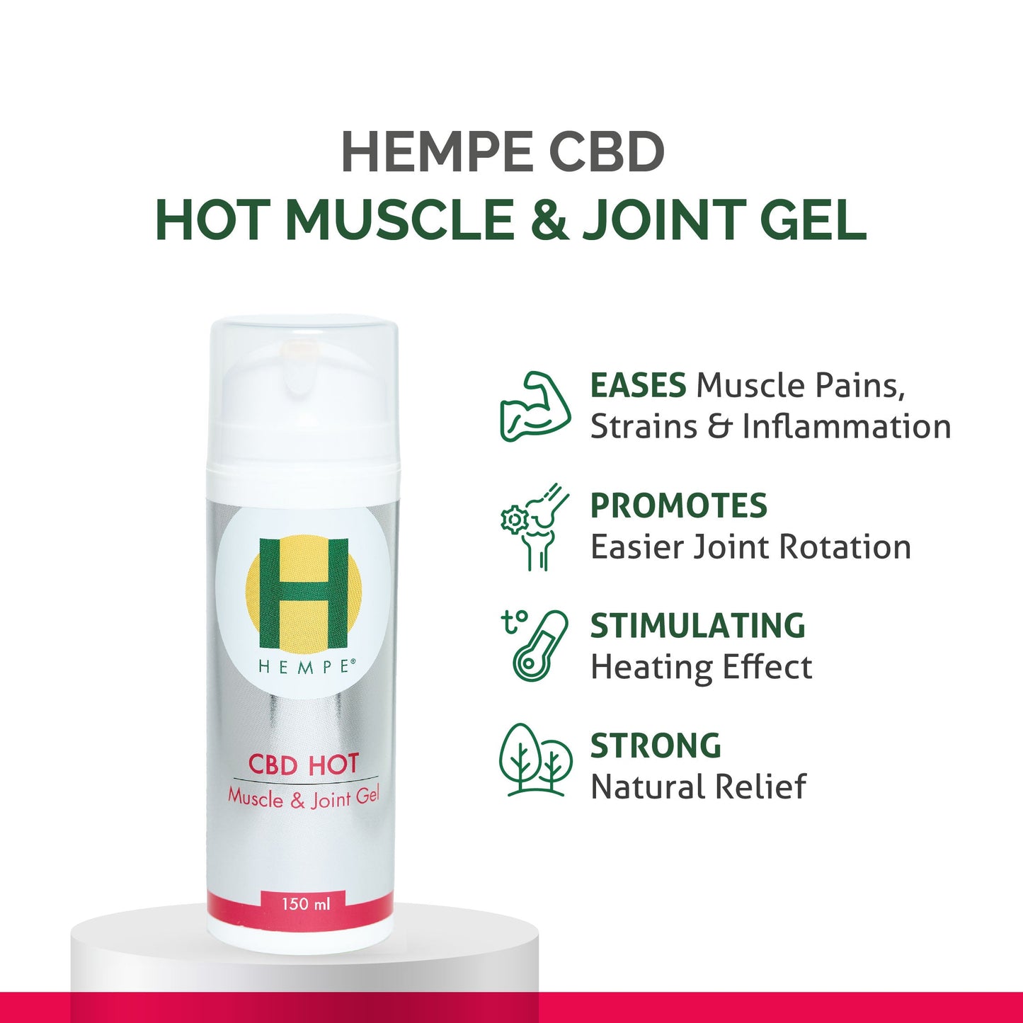 HEMPE Hot Muscle & Joint Gel 150ml