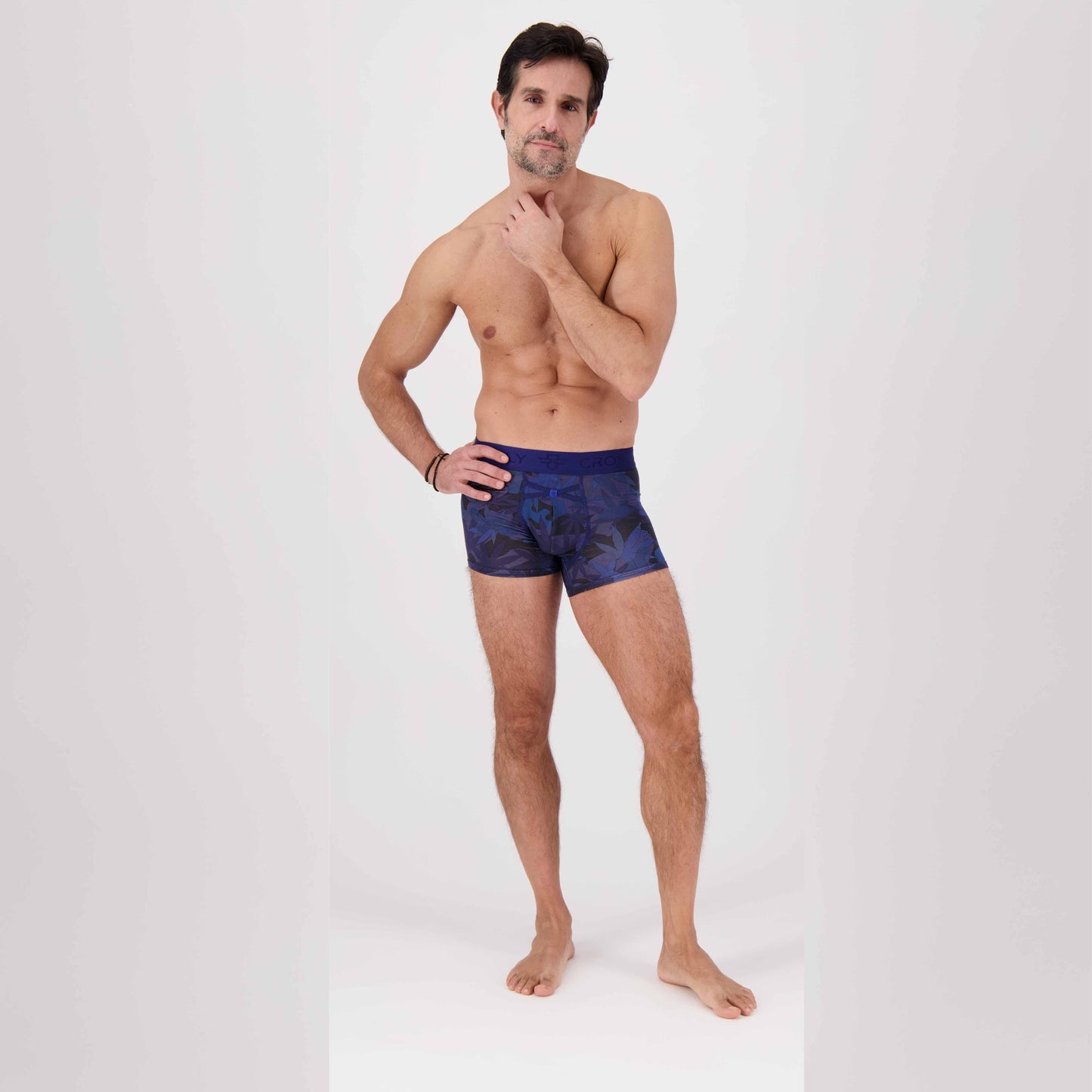 IKON Men's 3" Trunks - Hemp Blue