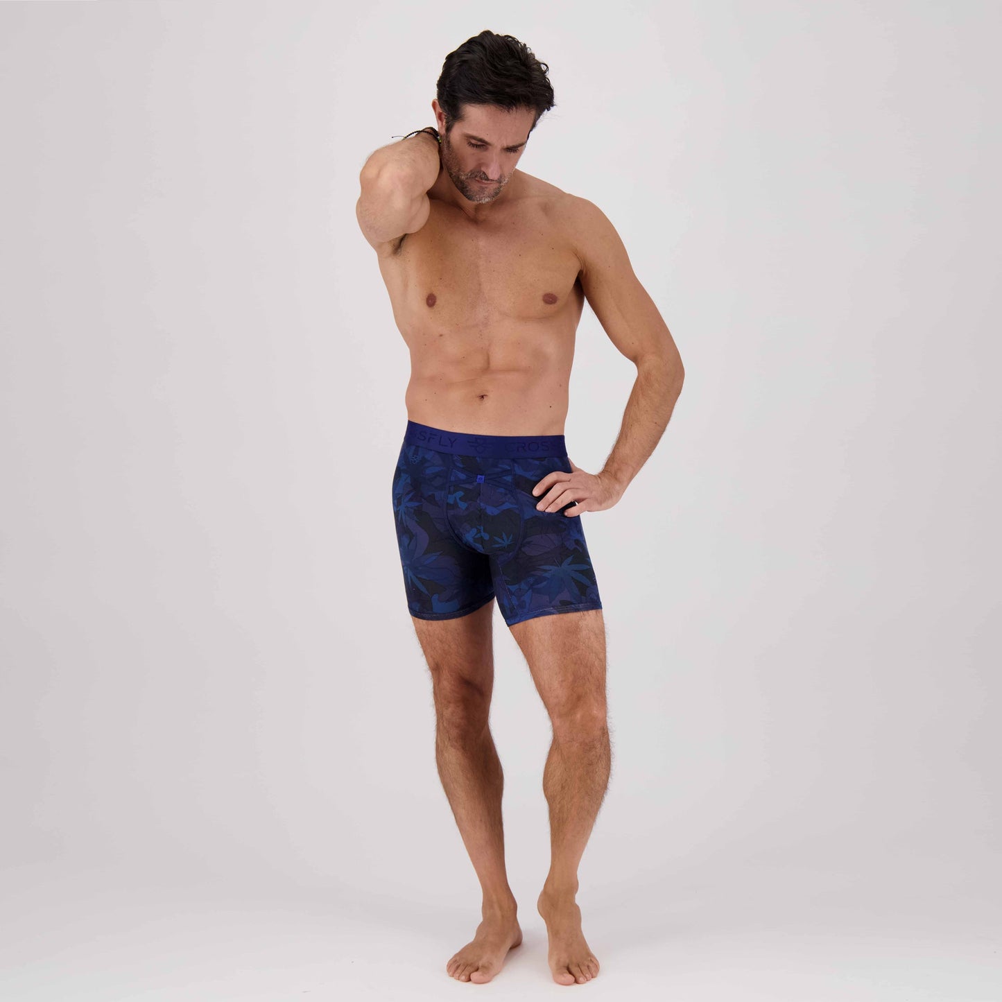 IKON Men's 6" Boxers - Hemp Blue