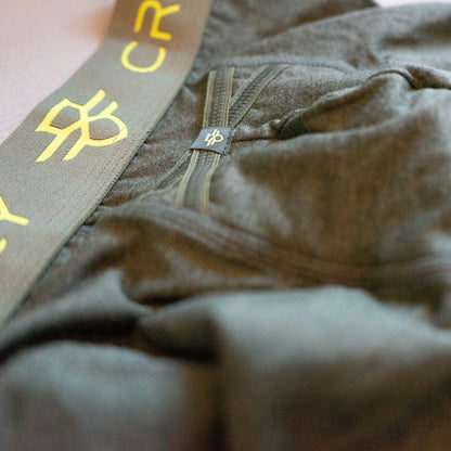 IKON Men's 6" Boxers - Green Marle